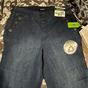 NWT D.Jeans pull on sailor style wide leg jeans